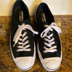 Converse Jack Purcell blacksize 9 mens 10.5 Womens